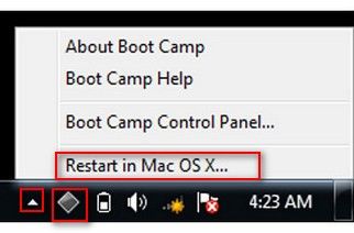 Boot to mac from windows
